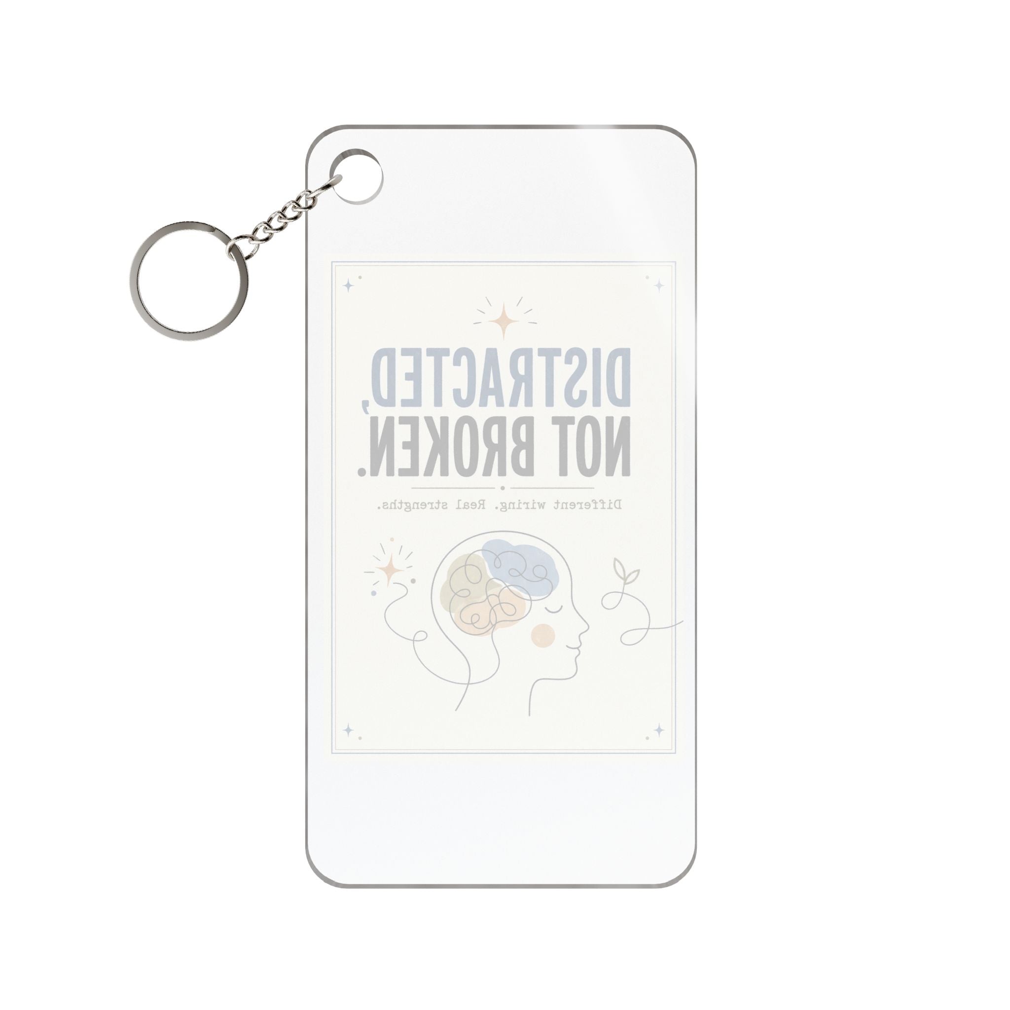 Single-Sided Printed Keychain Charm