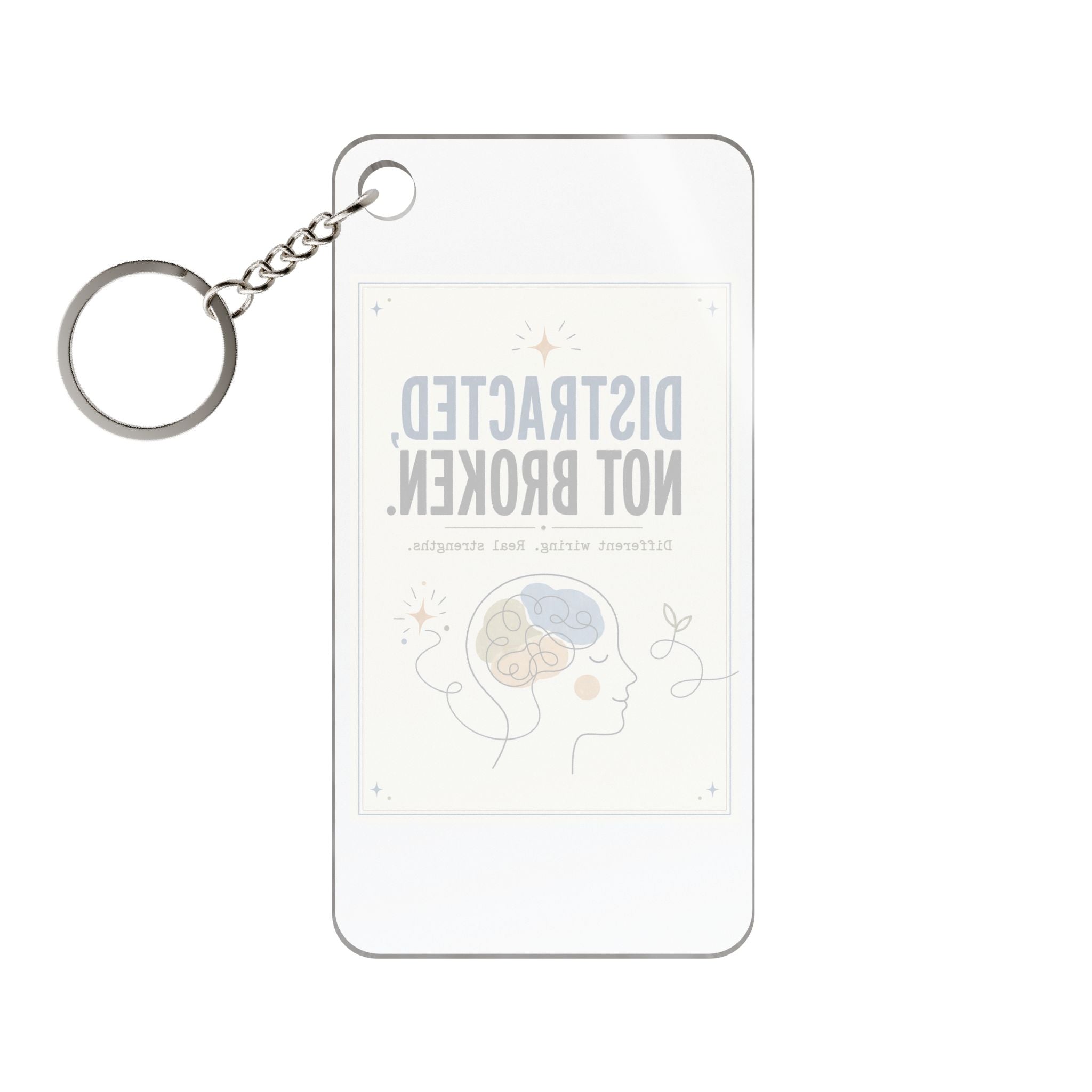 Single-Sided Printed Keychain Charm