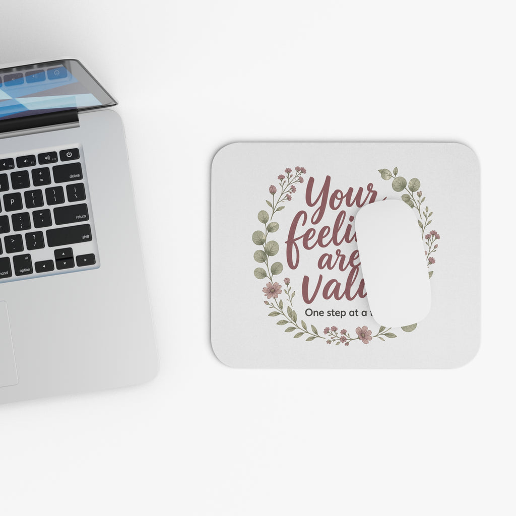 The Accessory Edit - 'Your feelings are valid' Mouse pad.