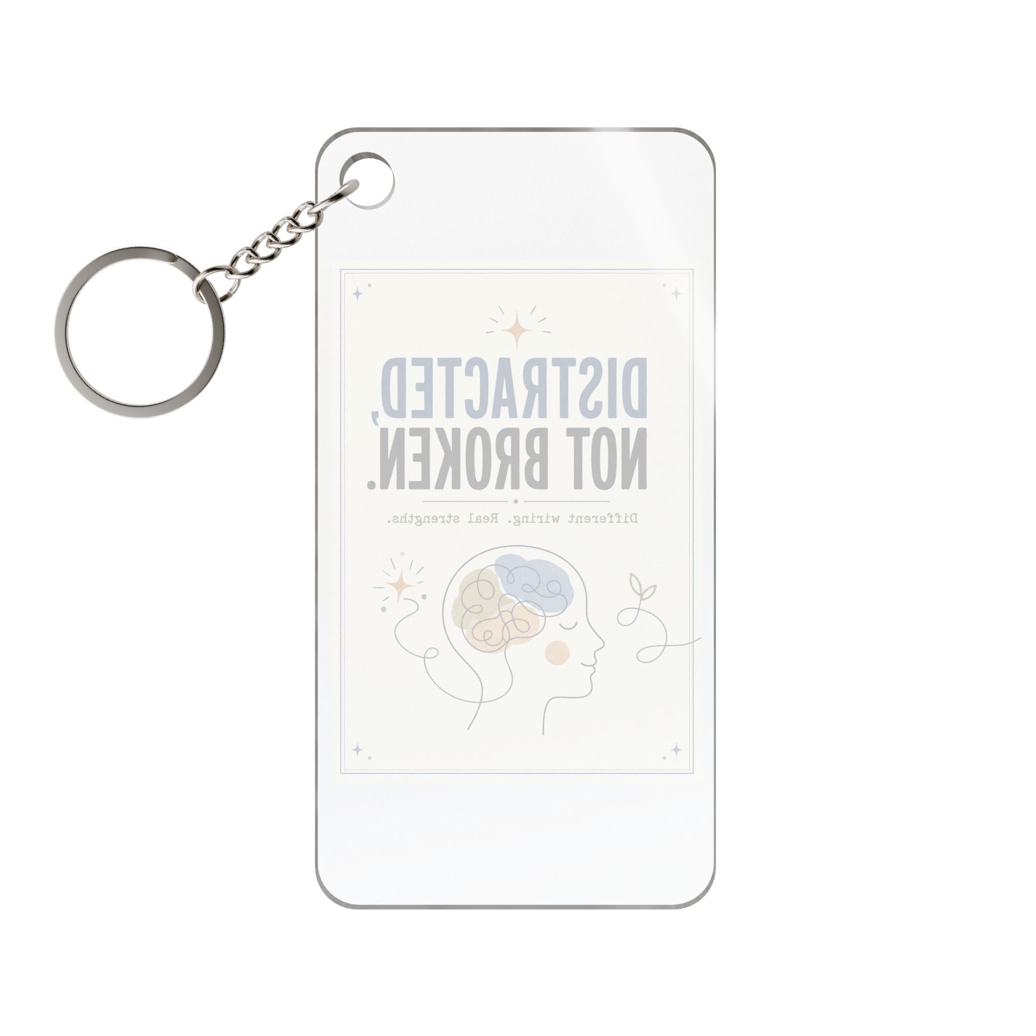 Single-Sided Printed Keychain Charm