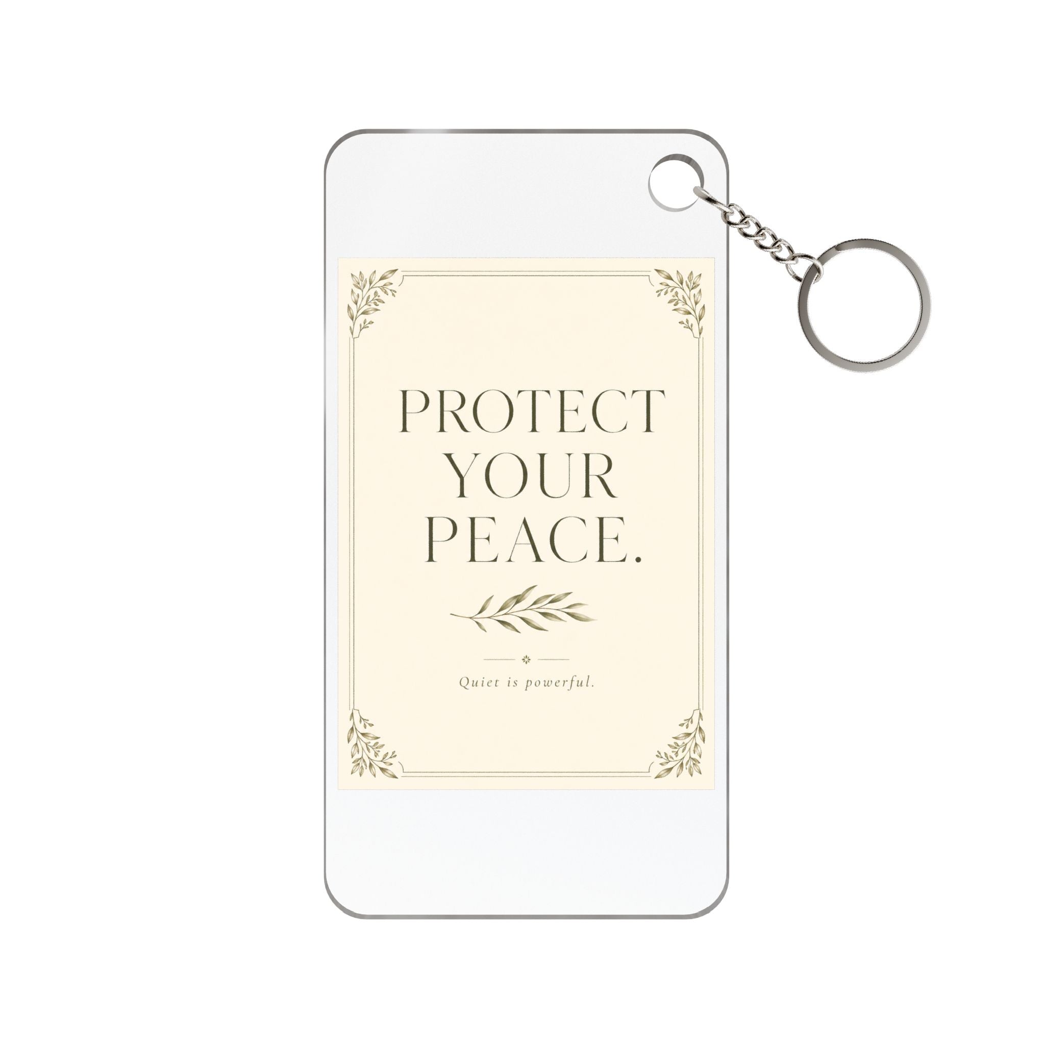 Single-Sided Printed Keychain Charm