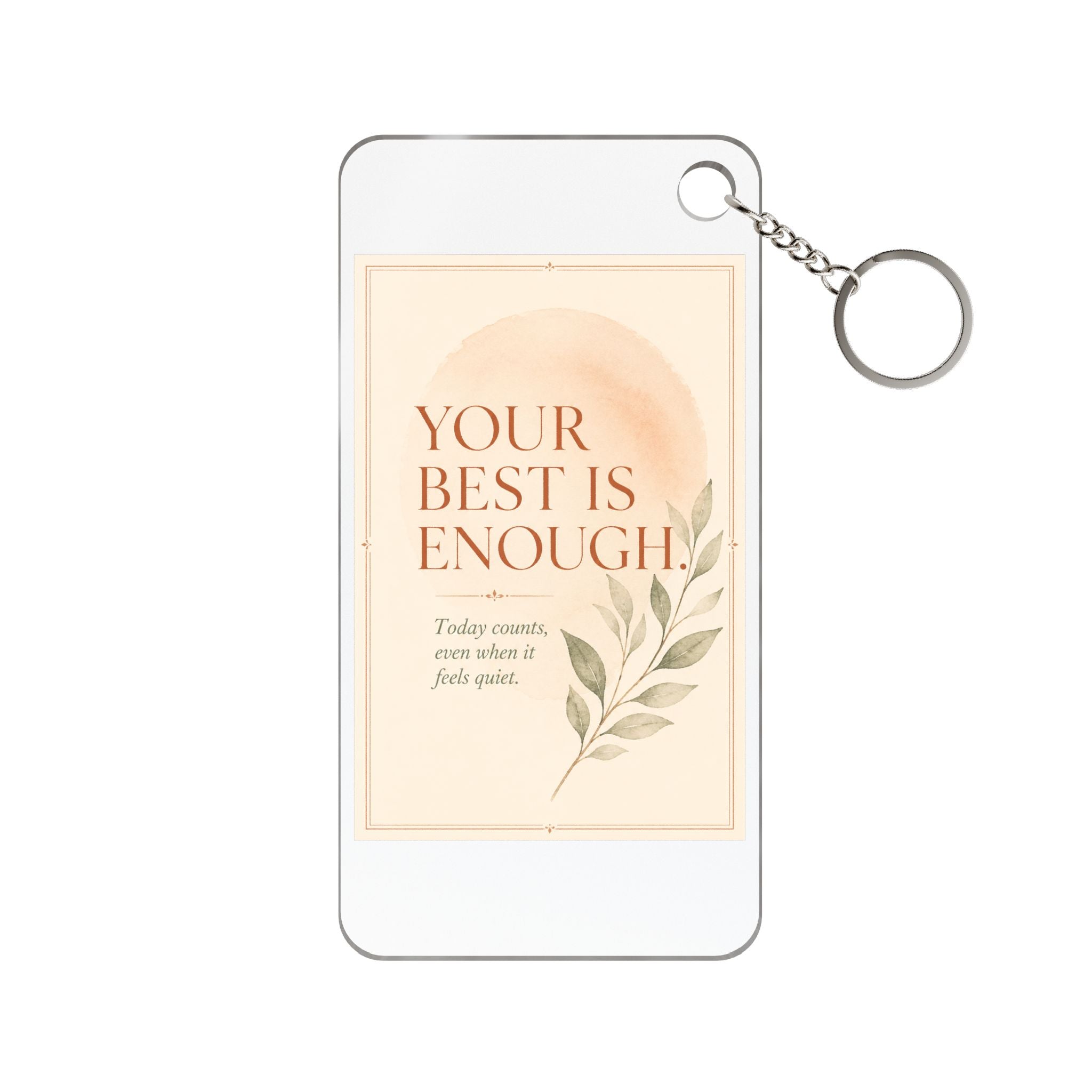 Single-Sided Printed Keychain Charm
