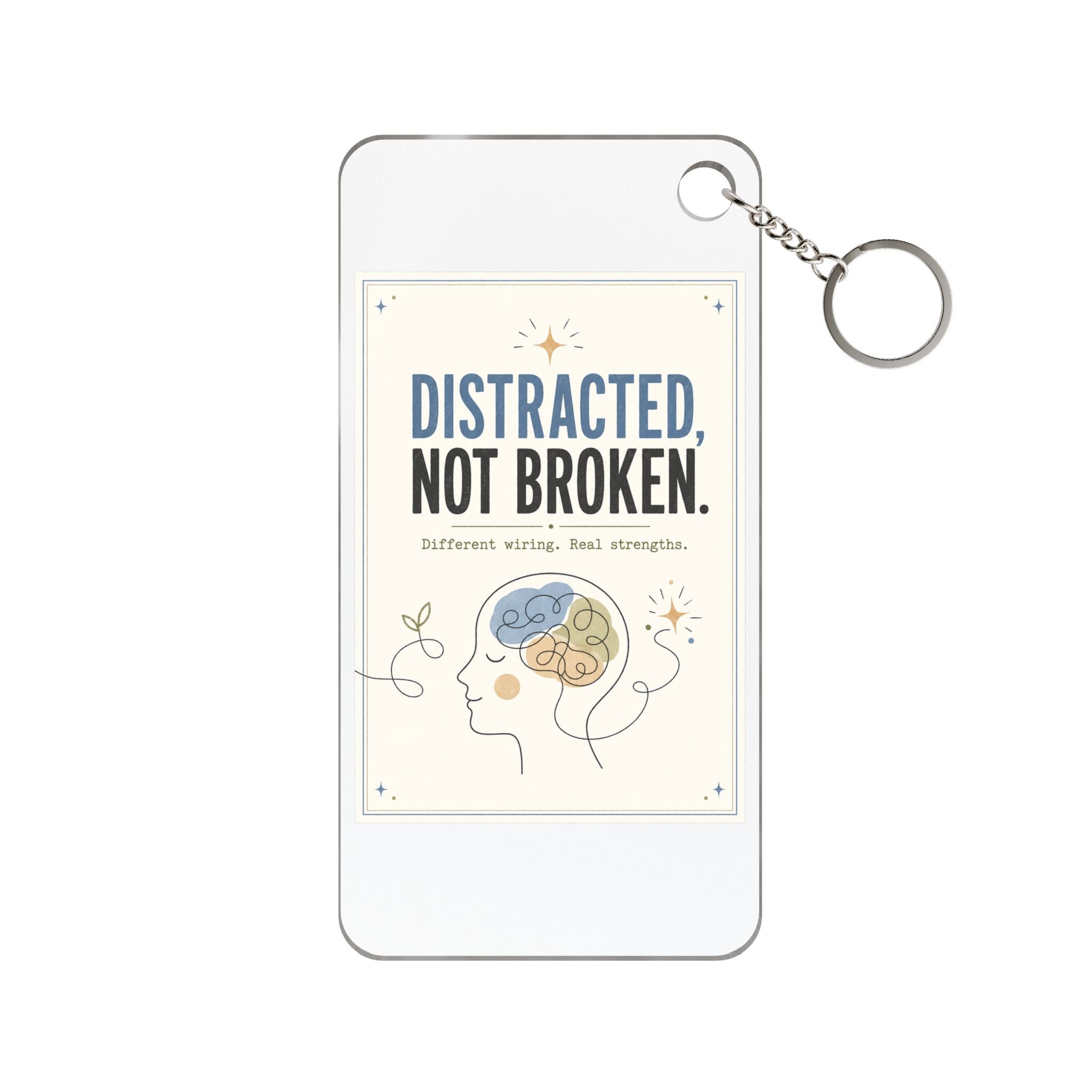 Single-Sided Printed Keychain Charm