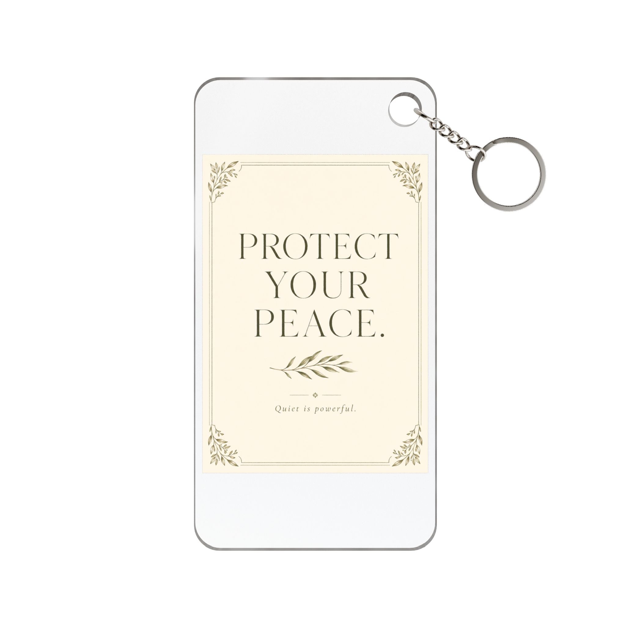 Single-Sided Printed Keychain Charm