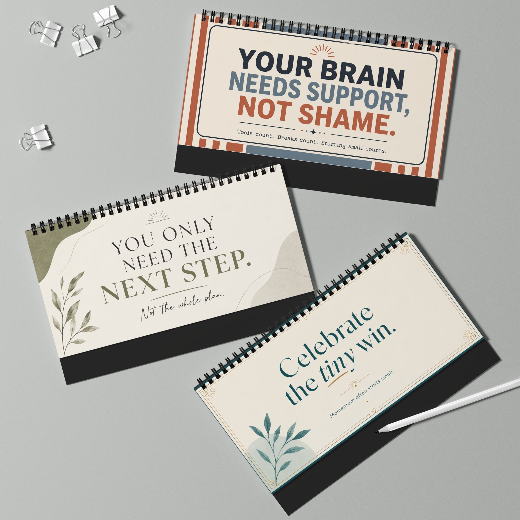 Desk Calendar — Steady Encouragement: Daily Mindful Quotes & Gentle Reminders