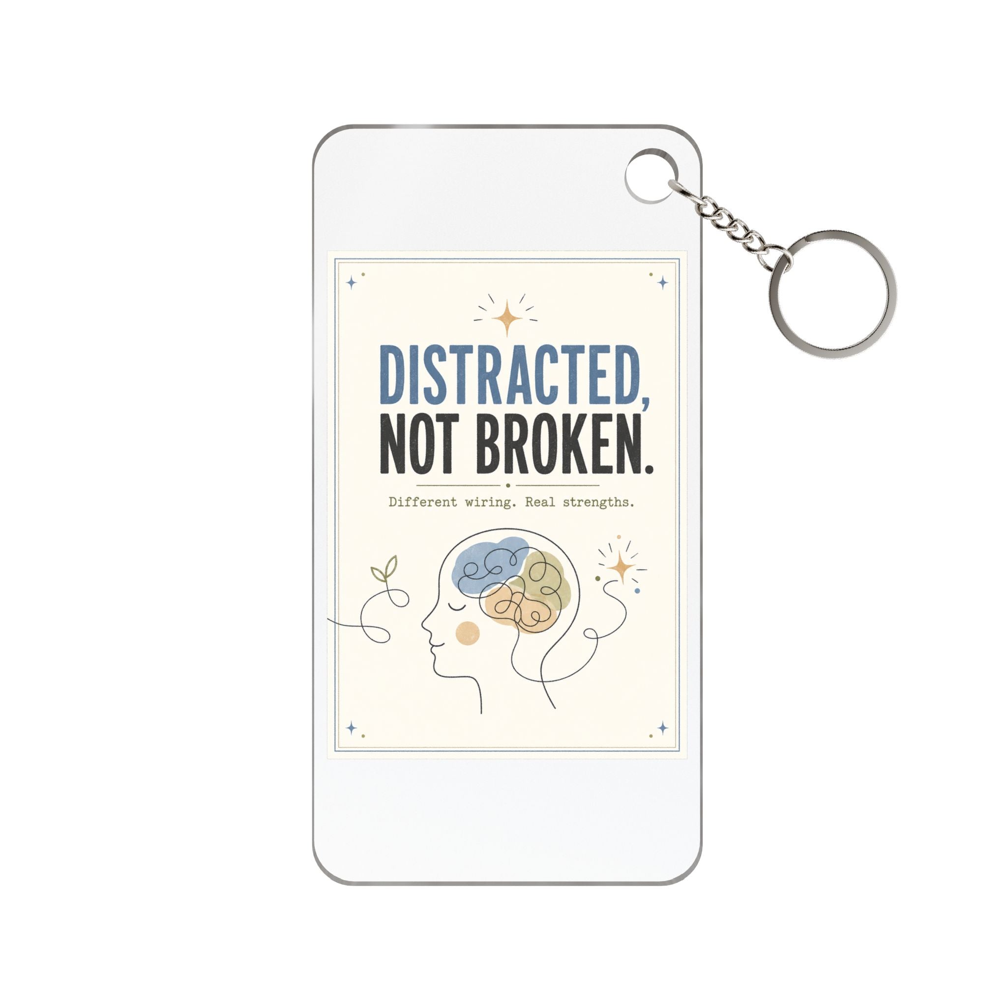 Single-Sided Printed Keychain Charm