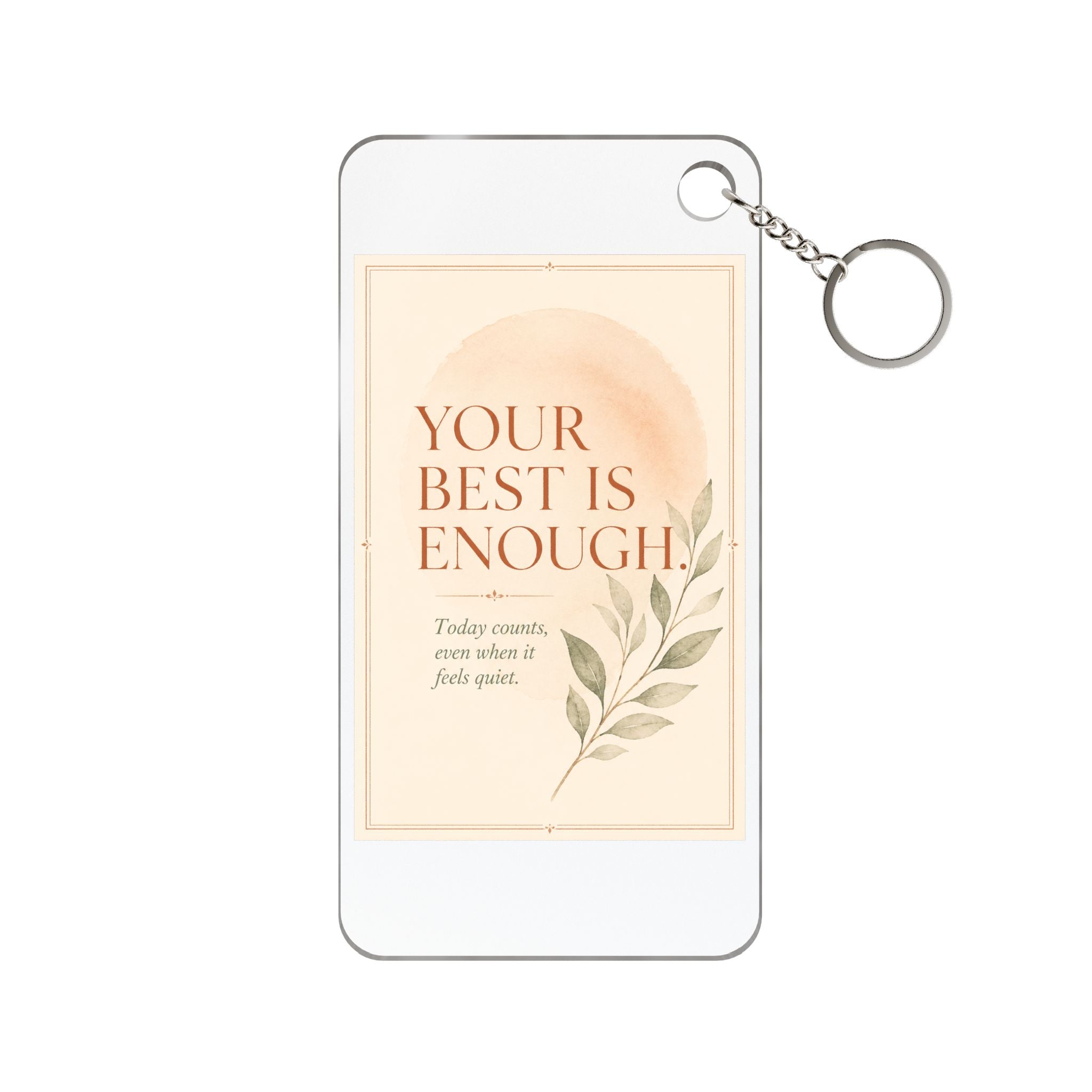 Single-Sided Printed Keychain Charm