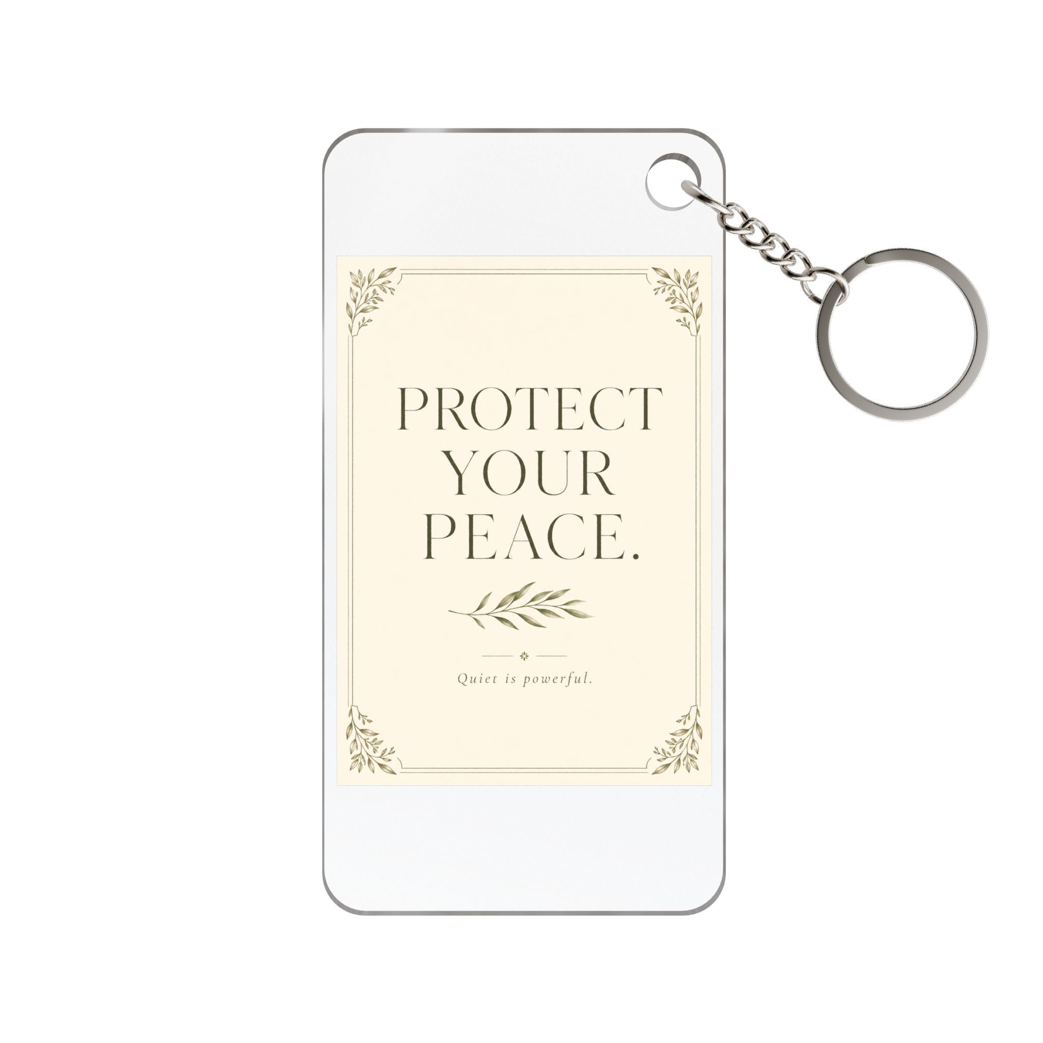 Single-Sided Printed Keychain Charm