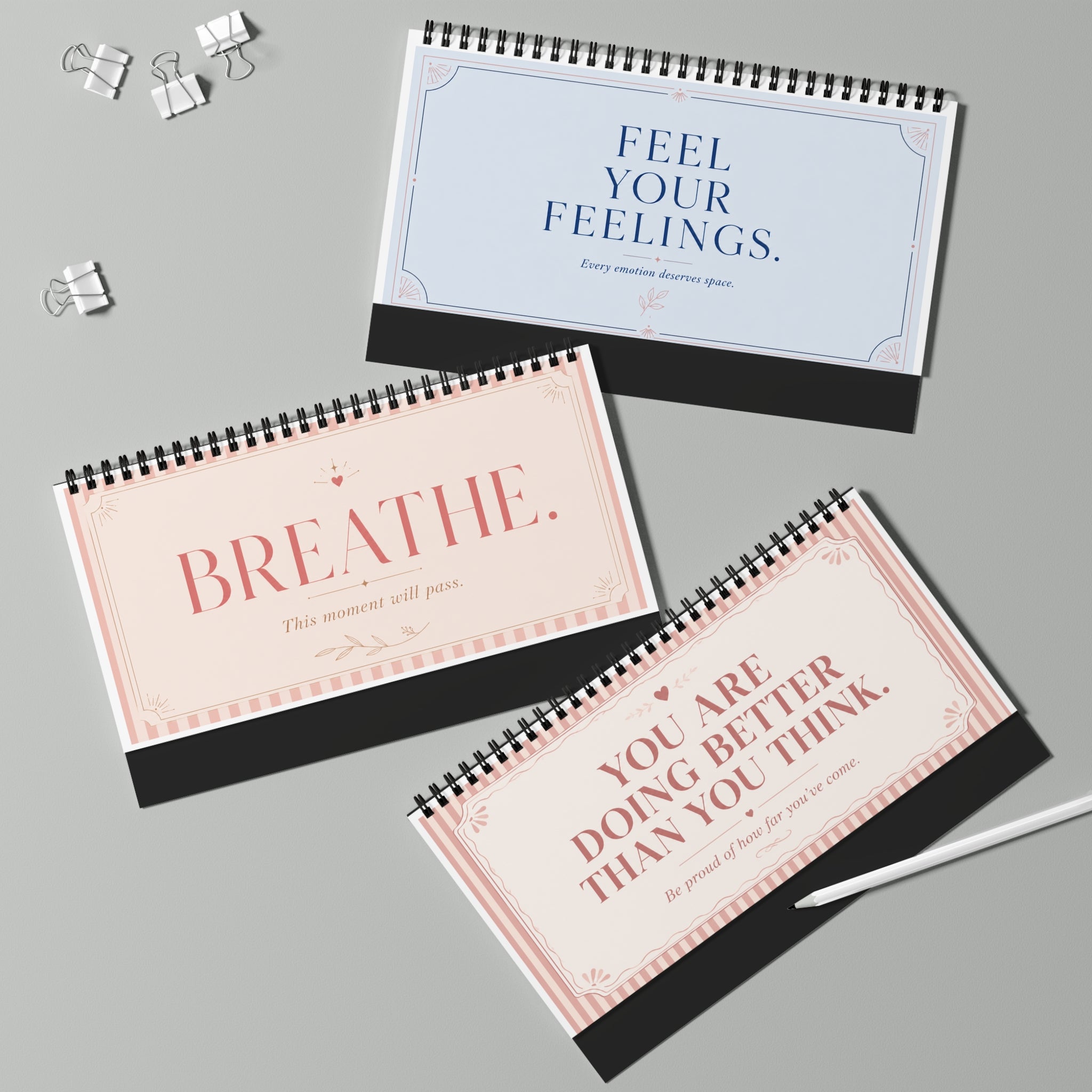 Gentle Pick-Me-Ups Desk Calendar — Encouraging Daily Motivational Quotes