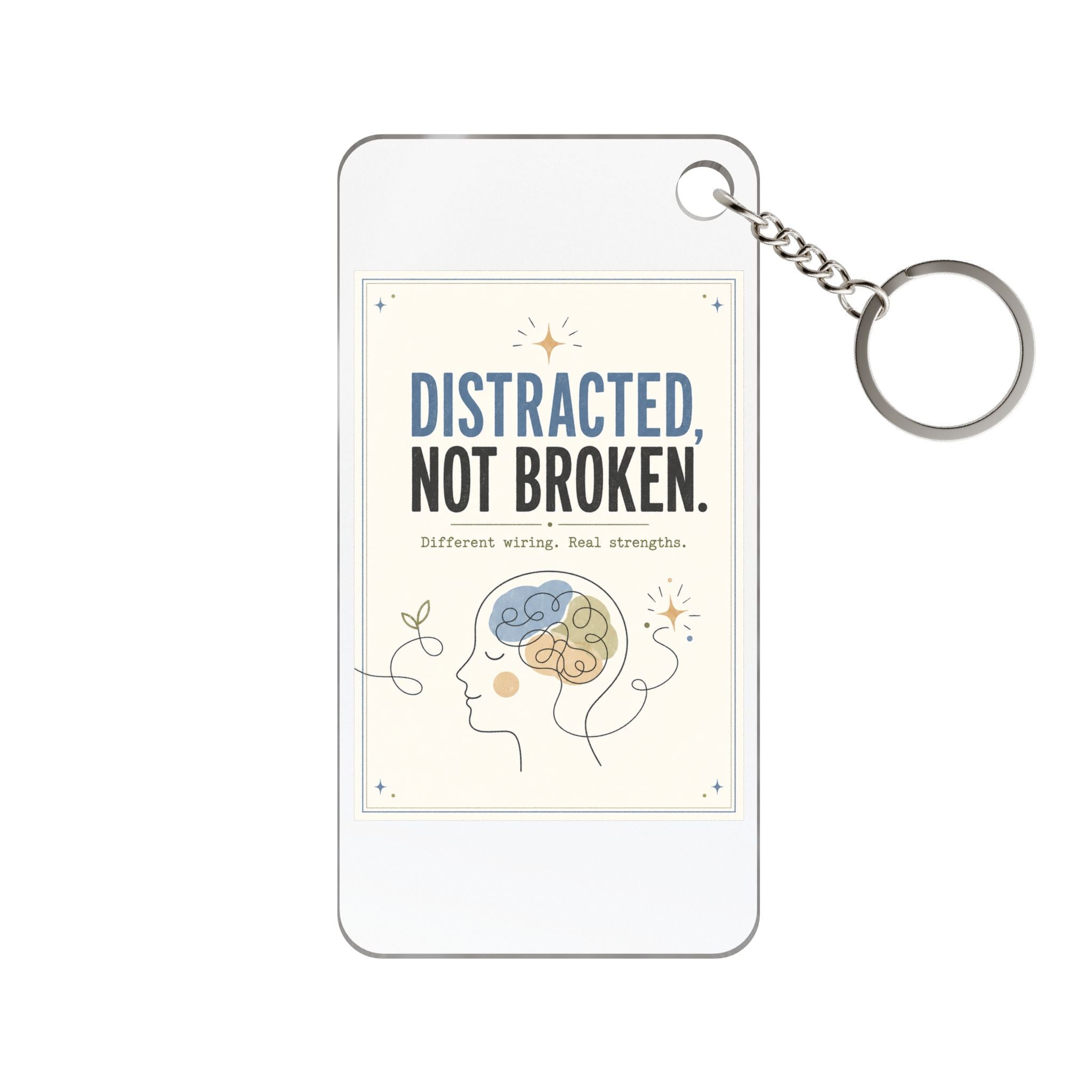 Single-Sided Printed Keychain Charm