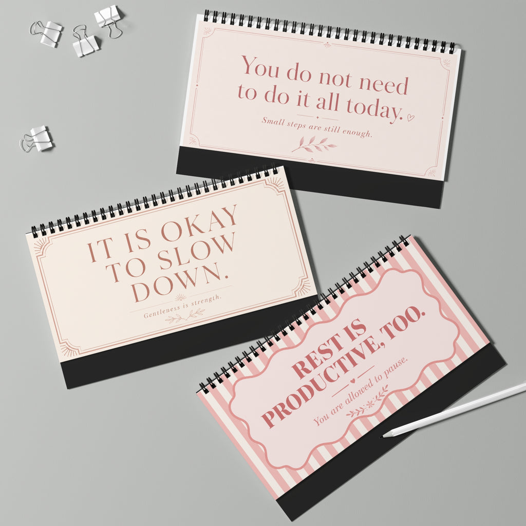 Gentle Pick-Me-Ups Desk Calendar — Encouraging Daily Motivational Quotes